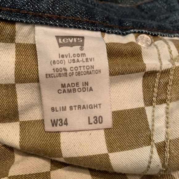 Levi’s Slim Straight 514 jeans preowned - Picture 7 of 8